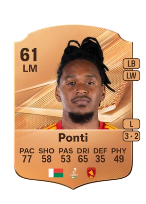 Ponti - 61 - Rare EA FC 27 card