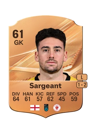 Sargeant - 61 - Rare EA FC 27 card