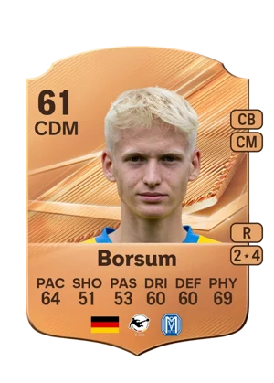 Borsum - 61 - Rare EA FC 27 card