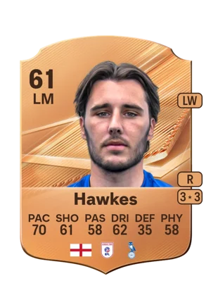 Hawkes - 61 - Rare EA FC 27 card