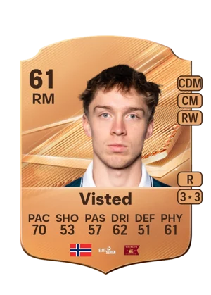 Visted - 61 - Rare EA FC 27 card