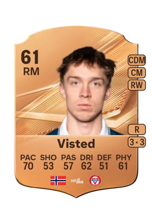 Visted - 61 - Rare EA FC 27 card