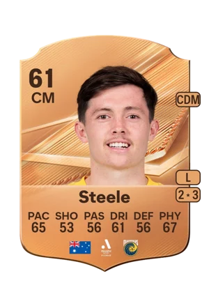 Steele - 61 - Rare EA FC 27 card