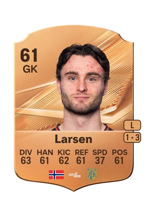 Larsen - 61 - Rare EA FC 27 card
