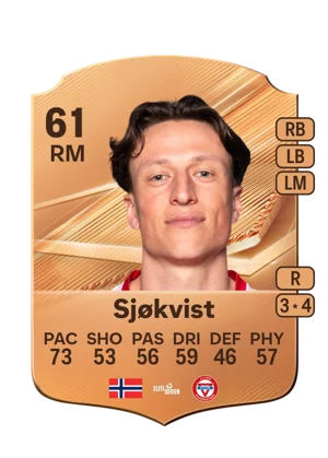 Sjøkvist - 61 - Rare EA FC 27 card