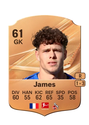 James - 61 - Rare EA FC 27 card