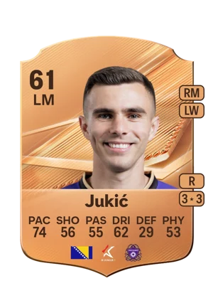 Jukić - 61 - Rare EA FC 27 card