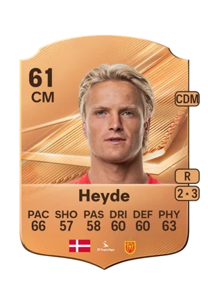 Heyde - 61 - Rare EA FC 27 card