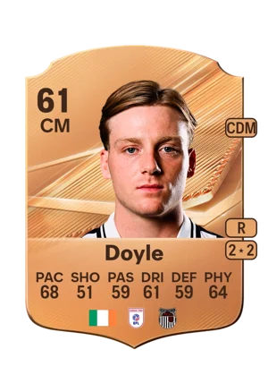 Doyle - 61 - Rare EA FC 27 card