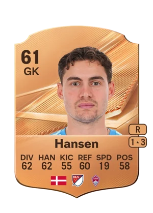 Hansen - 61 - Rare EA FC 27 card
