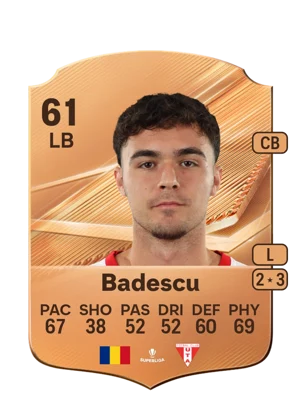 Badescu - 61 - Rare EA FC 27 card