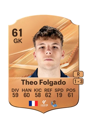 Theo Folgado - 61 - Rare EA FC 27 card