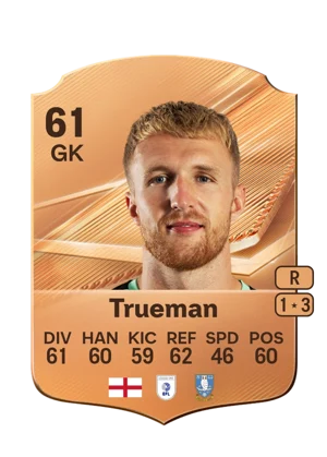 Trueman - 61 - Rare EA FC 27 card