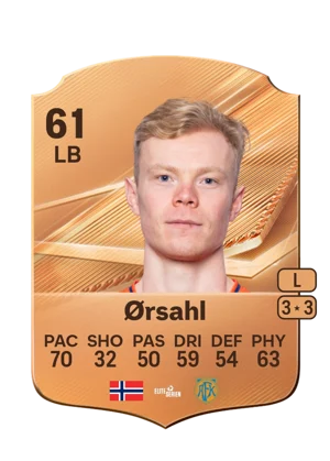 Ørsahl - 61 - Rare EA FC 27 card