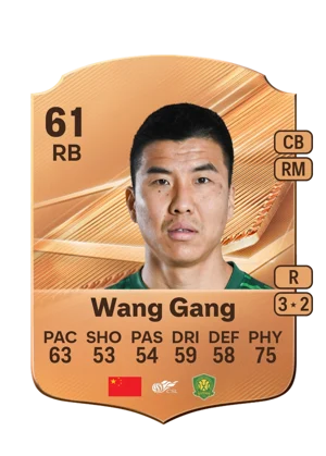 Wang Gang - 61 - Rare EA FC 27 card