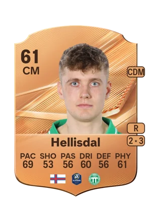 Hellisdal - 61 - Rare EA FC 27 card