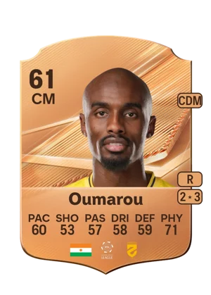 Oumarou - 61 - Rare EA FC 27 card
