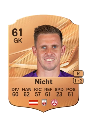 Nicht - 61 - Rare EA FC 27 card