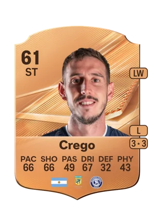 Crego - 61 - Rare EA FC 27 card