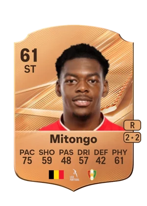 Mitongo - 61 - Rare EA FC 27 card