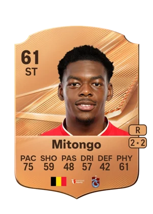 Mitongo - 61 - Rare EA FC 27 card
