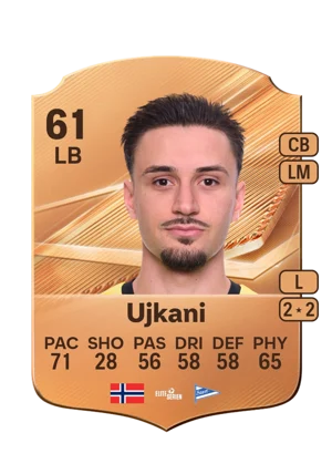 Ujkani - 61 - Rare EA FC 27 card