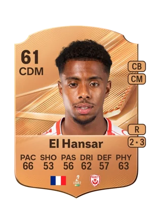 El Hansar - 61 - Rare EA FC 27 card