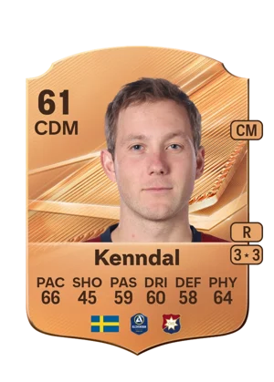 Kenndal - 61 - Rare EA FC 27 card