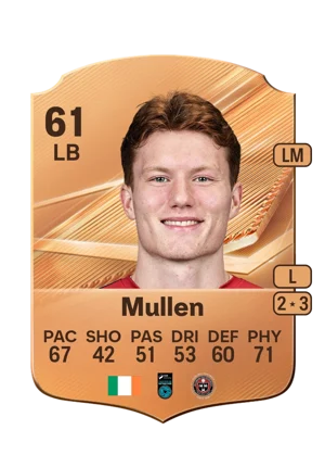 Mullen - 61 - Rare EA FC 27 card