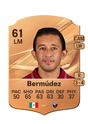 Bermúdez - 61 - Rare EA FC 27 card