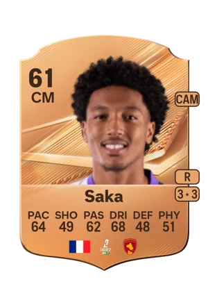 Saka - 61 - Rare EA FC 27 card