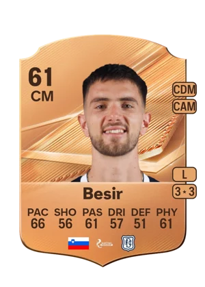 Besir - 61 - Rare EA FC 27 card