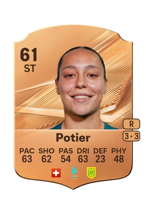 Potier - 61 - Rare EA FC 27 card