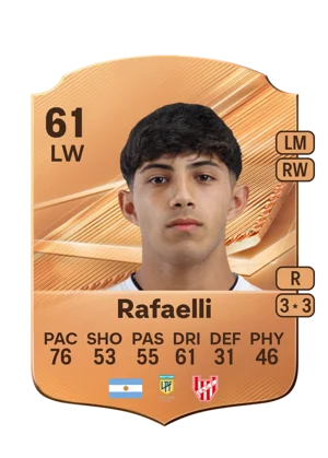 Rafaelli - 61 - Rare EA FC 27 card