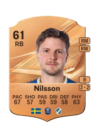 Nilsson - 61 - Rare EA FC 27 card