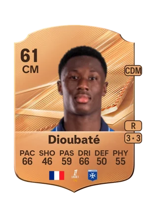 Dioubaté - 61 - Rare EA FC 27 card