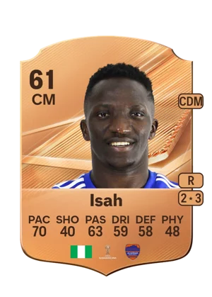 Isah - 61 - Rare EA FC 27 card