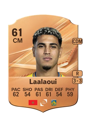 Laalaoui - 61 - Rare EA FC 27 card