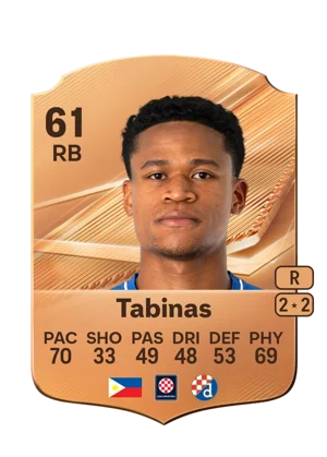 Tabinas - 61 - Rare EA FC 27 card