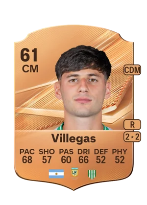 Villegas - 61 - Rare EA FC 27 card