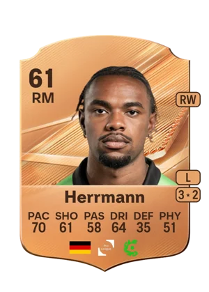 Herrmann - 61 - Rare EA FC 27 card