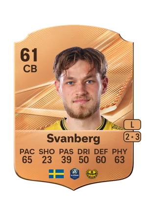Svanberg - 61 - Rare EA FC 27 card
