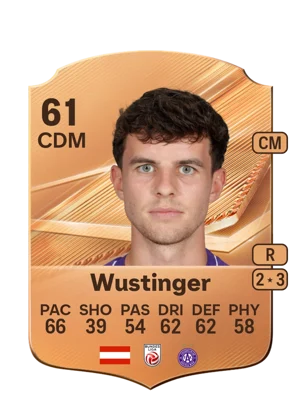 Wustinger - 61 - Rare EA FC 27 card