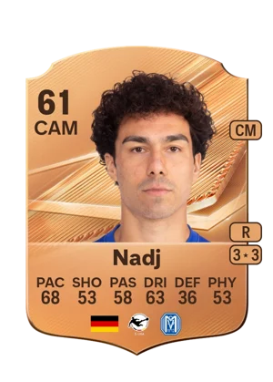 Nadj - 61 - Rare EA FC 27 card