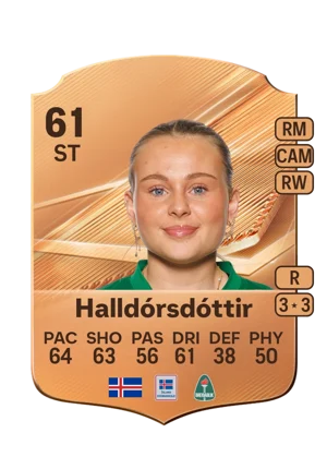 Halldórsdóttir - 61 - Rare EA FC 27 card