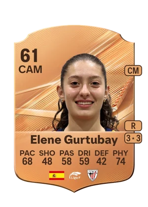 Elene Gurtubay - 61 - Rare EA FC 27 card