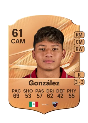 González - 61 - Rare EA FC 27 card