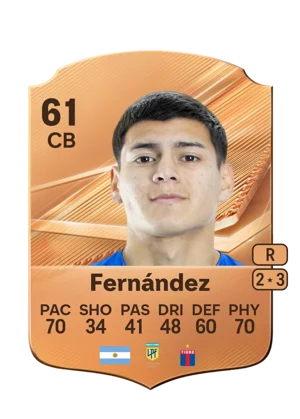 Fernández - 61 - Rare EA FC 27 card