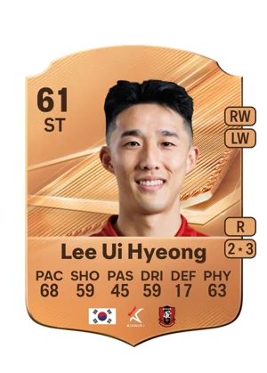 Lee Ui Hyeong - 61 - Rare EA FC 27 card