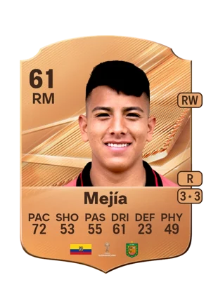 Mejía - 61 - Rare EA FC 27 card